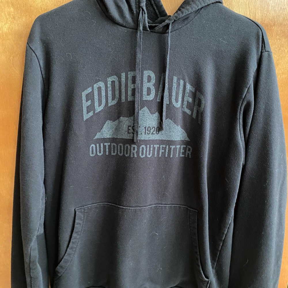 black eddie bauer hoodie small